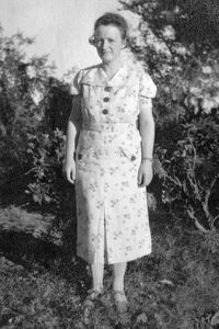 Missionary Maria Magdalena Lund. Language school 1931. Cuddalore 1932-1933. Tiruvannamalai 1934
