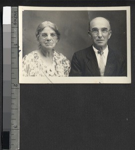 Edward H. and Grace Smith, Fuzhou, Fujian, China, ca. 1930