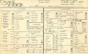 WPA household census for 215 E 45TH, Los Angeles