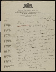 Louis Livingston Seaman, letter, 1916-06-28, to Hamlin Garland