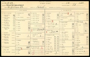 WPA household census for 1665 NORTH DILLON STREET, Los Angeles