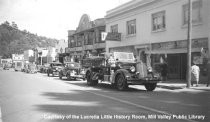 Fire Truck on Throckmorton Ave, 1940's