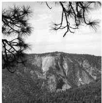 View of Bald Rock Dome, seen from the trail leading to Feather Falls in Butte County