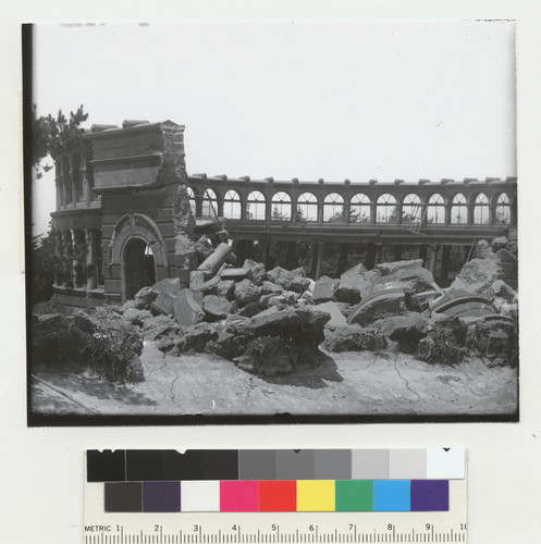 [Ruins of Sweeney's observatory, Strawberry Hill, Golden Gate Park.]