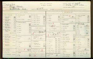 WPA household census for 4150 HALLDALE AVENUE, Los Angeles County