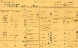 WPA household census for 1859 PRESTON, Los Angeles