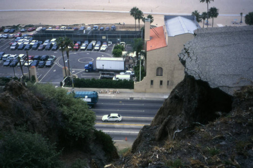 Beach Club parking lot, Pacific Coast Highway, Santa Monica