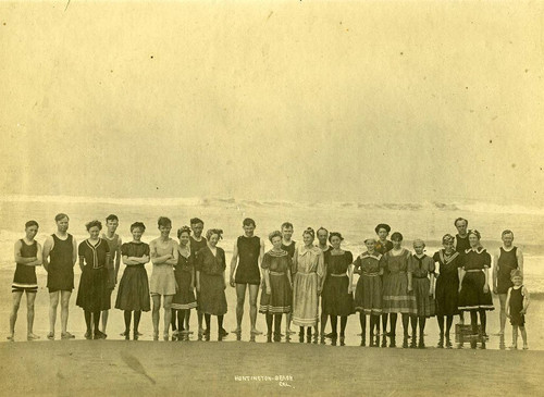 Methodist camp meeting, Huntington Beach, ca. 1910