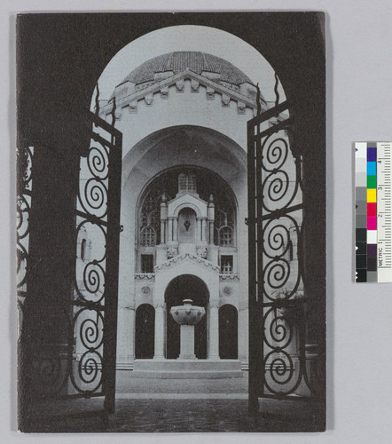 Cover of pamphlet: The Story of Congregation Emanu-El