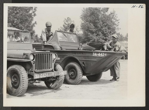 Two American army vehicles which have already made names for themselves in World War II are the Jeep and the