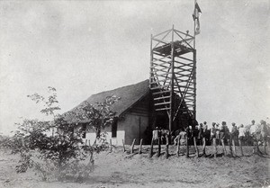 A group in front of the Lukona church