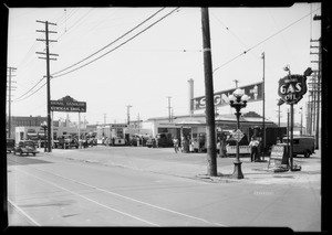 Newman Brothers station, 7th Street & Alameda Street, Los Angeles, CA, 1935