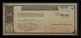 Montgomery Ward and Co. refund check