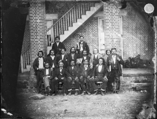 Choctaw. Members of Senate in Upper House of Tribal Council, 1879
