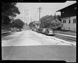 South Saint Andrews Place from West 7th Street to Ingraham Street, Los Angeles, CA, 1940