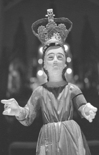Image of a religious statue, Barbacoas, Colombia, 1979