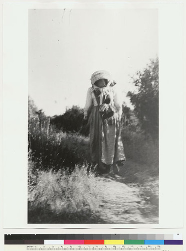 Mono woman with child in cradleboard