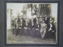 Gravenstein Apple Show 1912, group photo of unidentified show promoters