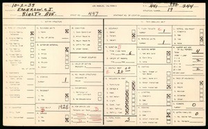WPA household census for 447 RIALTO AVE, Los Angeles County