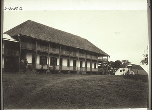Bremen mission station Amedzofe (Slave Coast). Mission house, seminary