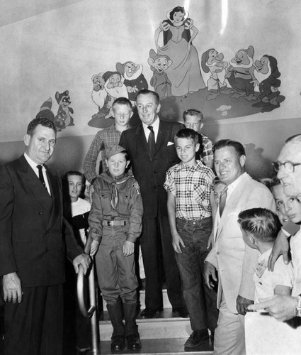 Walt Disney at school named in his honor