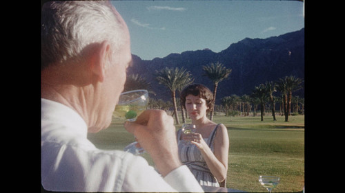 Still from Parker Home Movie: Parker and Carolyn Murray at El Dorado Country Club, Palm Springs