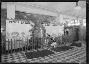 Rabbit hut, Broadway Department Store, Los Angeles, CA, 1931