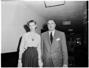 Custody hearing, 1952