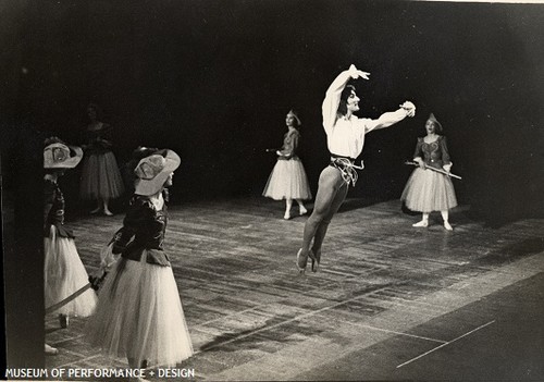Michael Smuin and San Francisco Ballet dancers in Christensen's Con Amore, circa 1957