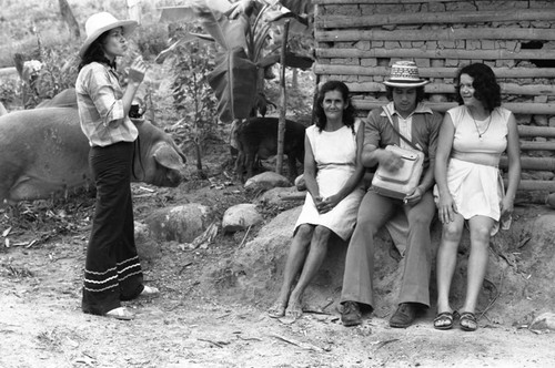 Passing the time, La Chamba, Colombia, 1975