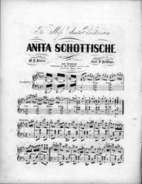 Anita : schottische / composed by M. Y. Ferrer ; arranged for the piano by Geo. F. Pettinos