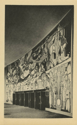 Murals at the World's Fair of 1940, New York - "Community Interests," by J. Scott Williams, America at Home Building
