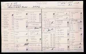 WPA household census for 3446 MILITARY, Los Angeles