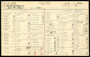 WPA household census for 1321 E 15TH ST, Los Angeles