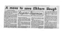 A move to save Elkhorn Slough