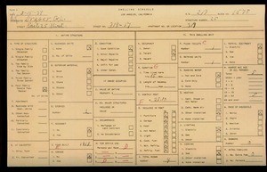 WPA household census for 319 E 25TH, Los Angeles