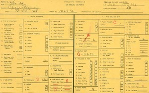 WPA household census for 1065 W 55TH, Los Angeles