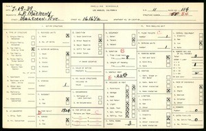 WPA household census for 1616 1/4 MALTMAN AVENUE, Los Angeles