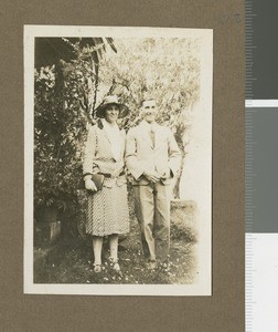 Mr & Mrs Macpherson, Chogoria, Kenya, August 1930