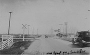 Crossroads West of Visalia, Calif., 1920