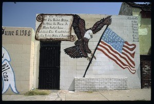 In loving memory of Robert F. Kennedy, God bless, El Sereno, Los Angeles, 1988