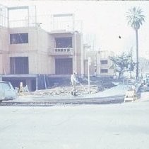 View showing the construction of Governor's Square Apartment complex at 1451 3rd Street