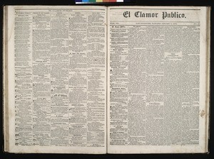 El Clamor Publico, vol. III, no. 27, Enero 2 de 1858
