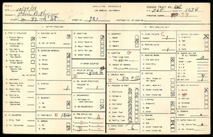WPA household census for 721 W 82ND ST, Los Angeles County