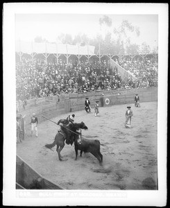 Bullfight at Mixcoax near Mexico City, Mexico, ca.1905-1910