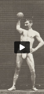 Man in pelvis cloth lifting weight