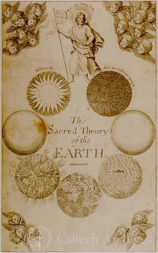 Thomas Burnet - frontispiece to Sacred Theory of the Earth