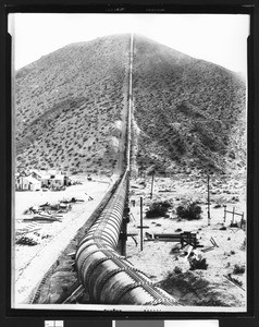 View of the pipeline on Los Angeles Aqueduct