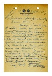 Letter to Isidore Dockweiler, October 11, 1917