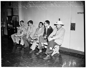 Marine narcotics suspects (city jail), 1951
